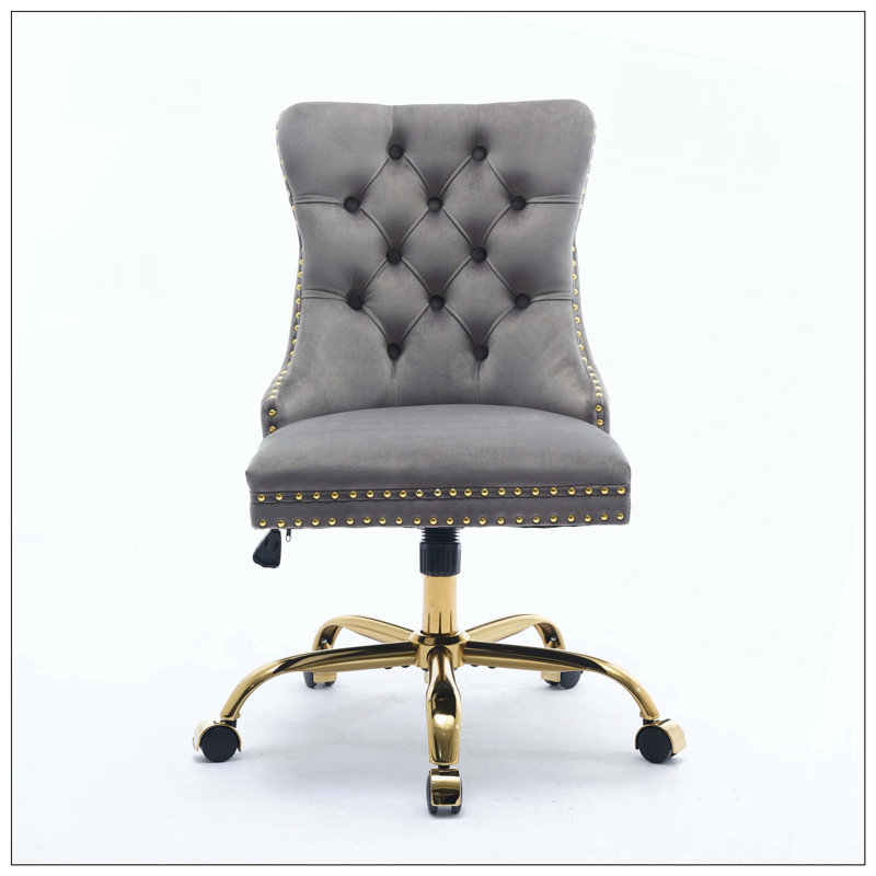Faux Alpaca Wide Seat Office Chair,Includes Adjustable And Swivel Functions, Violet