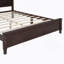 Ensemble de chambre à coucher 3 pièces, grand lit plateforme en bois et deux tables de chevet-613330442-613330443