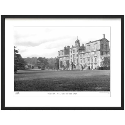 Wilton, Wilton House 1919 - Single Picture Frame Print