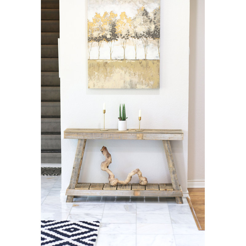 Wendie 46'' Solid Wood Console Table