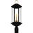 Ingetrud 3-Light Matte Black Outdoor Post Lantern