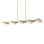 Selene 4-ft Gold dimmable LED Linear Pendant