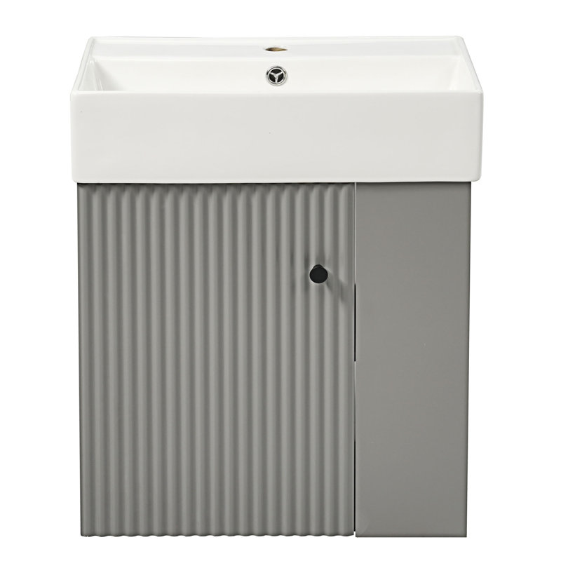 Floating Bathroom Vanity With Ceramic Basin