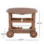 Chariot-bar en bois Porsha