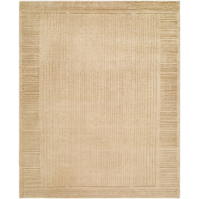 Achro Handmade Wool Area Rug, Rectangle 6' x 9'