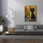 Toile épique «Black Cat And Goldfish 2» par Momart, graffiti épique, 12 po x 16 po-262866500