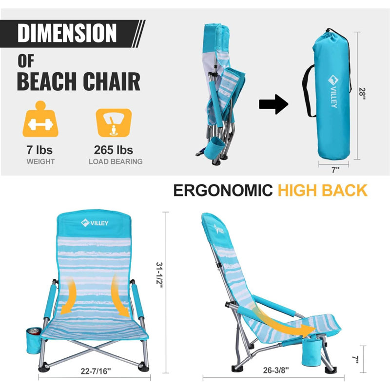 Nicoya Folding Beach Chair