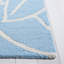 Tapis en laine touffeté à la main bleu clair / bleu marine-1434647267