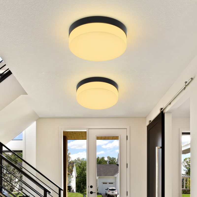 Flush Mount Ceiling Light Fixture, 5CCT (3000K-6000K) & Dimmable Super Bright LED Ceiling Lights 12 Inch Ceiling Lamp For Kitchen Hallway Bedroom Bathroom