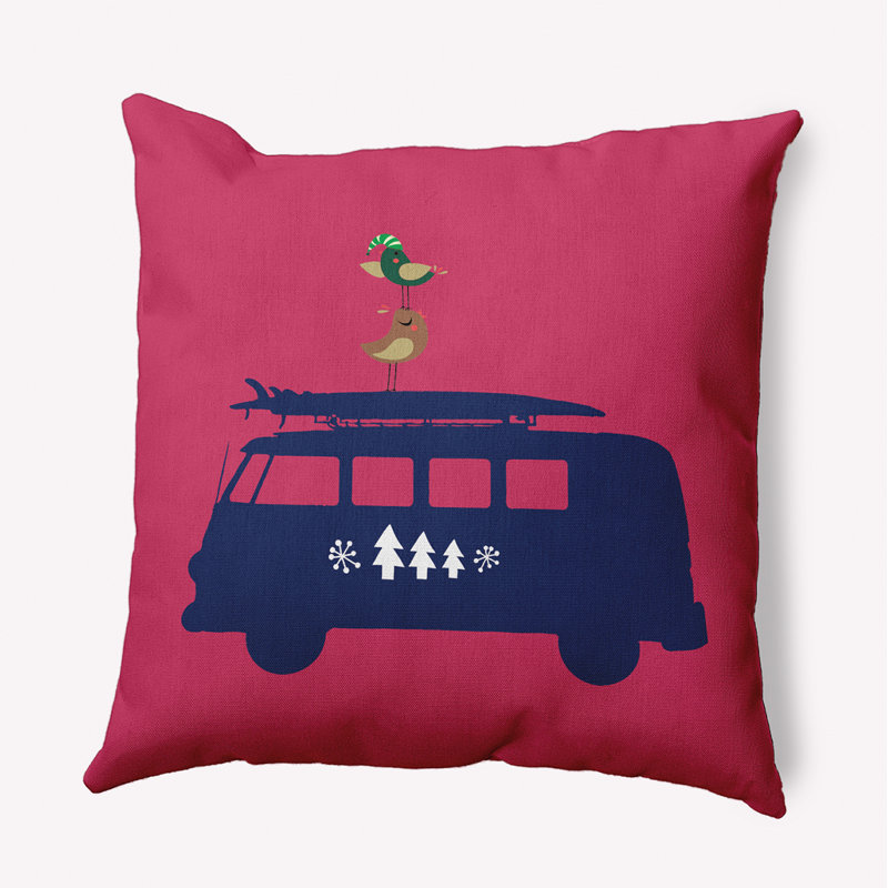 Reversible Throw Pillow, Square, 18" x 18"