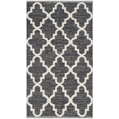 Lockbourne Hand Woven Cotton Geometric Rug