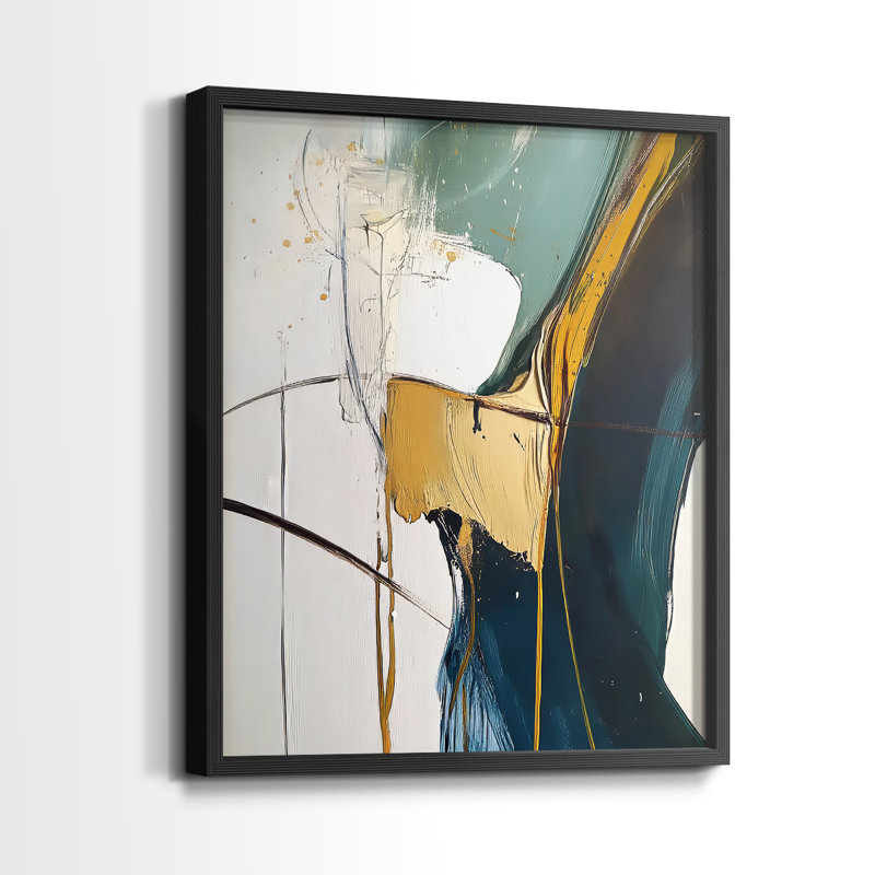 "ABSTRACT Series DCxxvi" par J Paul, Noir, noir, noir, noir, H 11 po x l 9 po