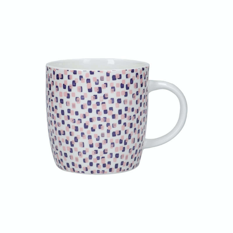KitchenCraft 425ml Geometric China Mug