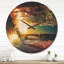 Horloge murale Ocean Waves Falling Down III-63617885