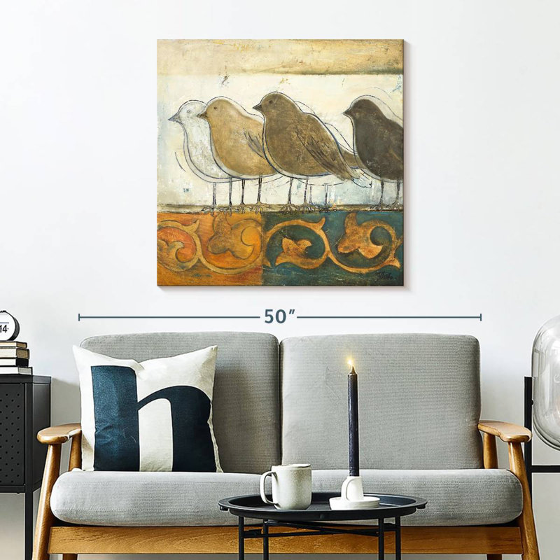Crowle Birds sur Damask I