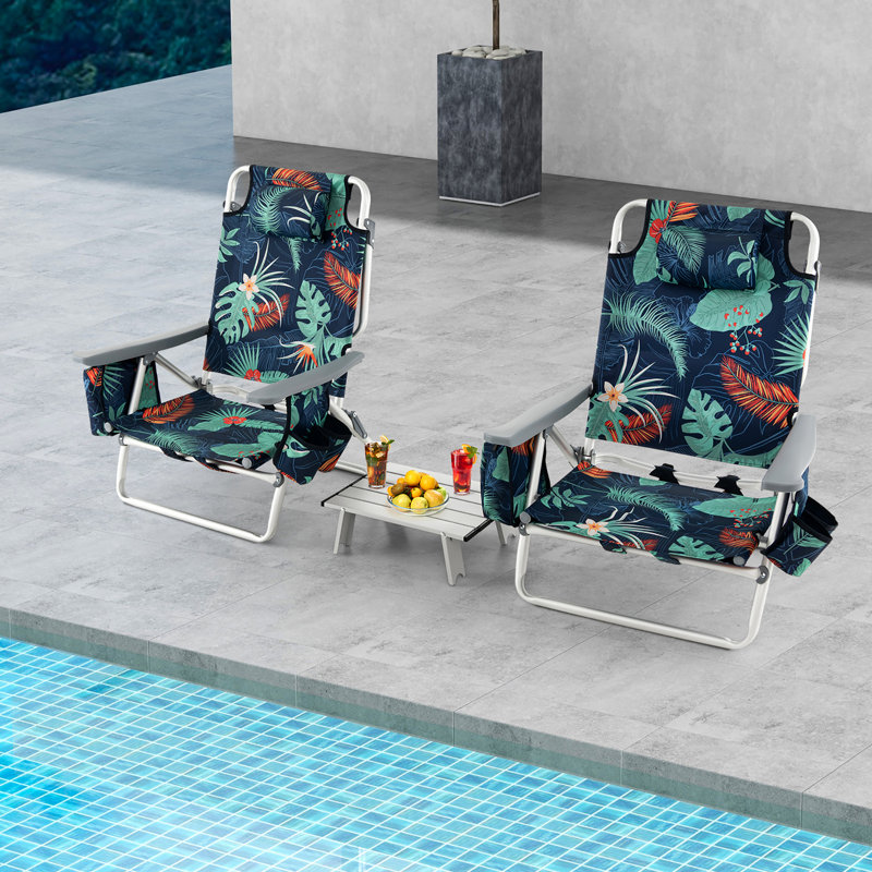 Chaise de plage khanh pliante