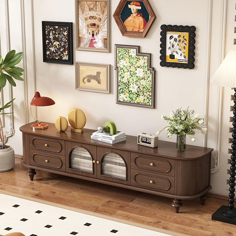 Solid Wood TV Stands - Durable & Stylish | Wayfair