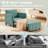 84" Extra Long Convertible 4 in 1 Sleeper Chair with Pull-Out Mechanism-1124054533