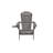 Valdese Pine Foldable Outdoor Adirondack Chair With Ottoman-631855180
