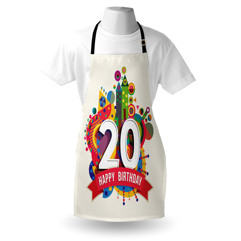 Birthday No Pattern Bib Apron