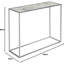Polytric 100cm Console Table-1307674455-1280868138