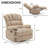 Breasha 39.7" Wide Manual Upholstered Swivel Rocker Recliner-71494672