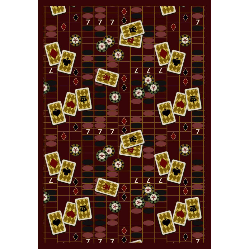 Tapis Gaming and Entertainment Feeling Lucky, 3 pi 10 po x 5 pi 4 po