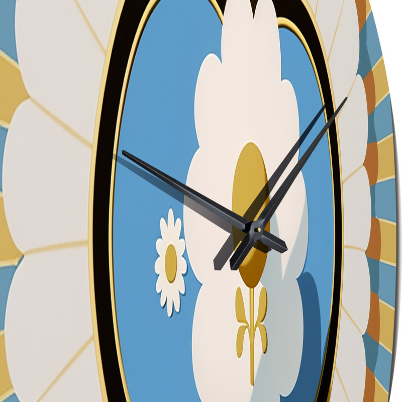Horloge murale en métal, Grand