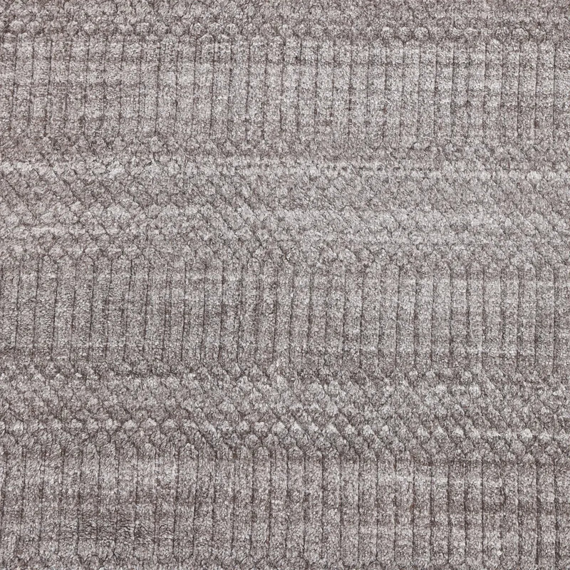 Sanam Striped Area Rug in Brown, Rectangle 5' x 8'