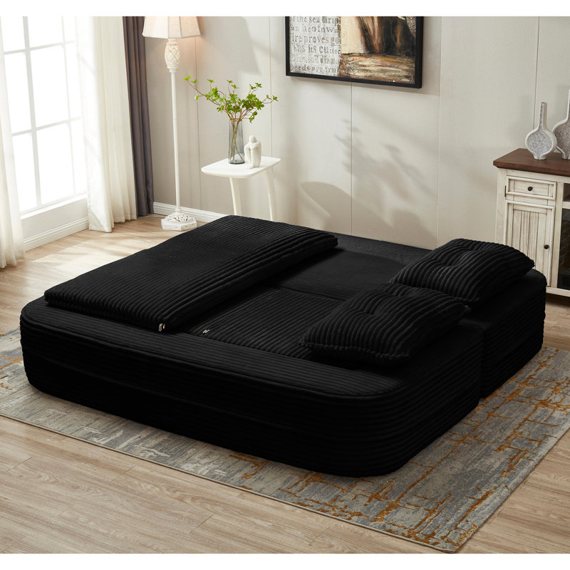 Canapé-lit Bonress, Noir