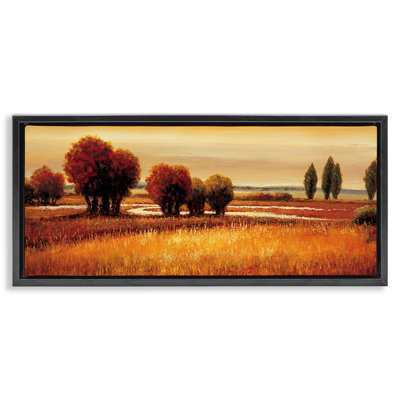 Cadre flottant Golden Reflections Landscape, design par Gregory Williams