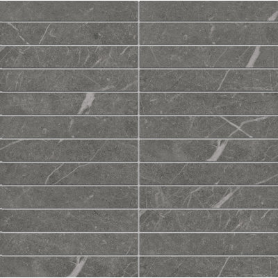Societal 1" X 6" Porcelain Stone Look Tile Mosaic Sheet