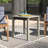 Bertolde Square Steel Outdoor Side Table