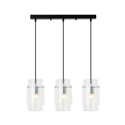 Argan 3 - Light Black Cylinder Pendant