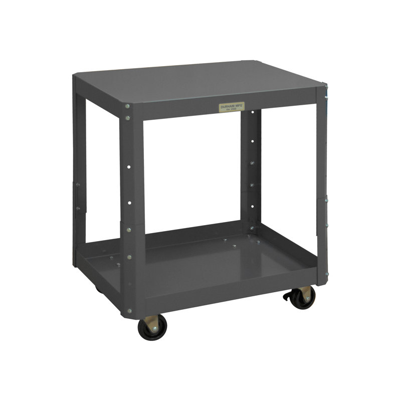 Table d’ordinateur mobile, H 27,81 po x l 36,13 po x P 24,13 po
