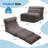 Jair Convertible Futon Sofa Bed, Sleeper Futons Couch Bed for Small Space, Office, Living room, Bedroom-1939516323