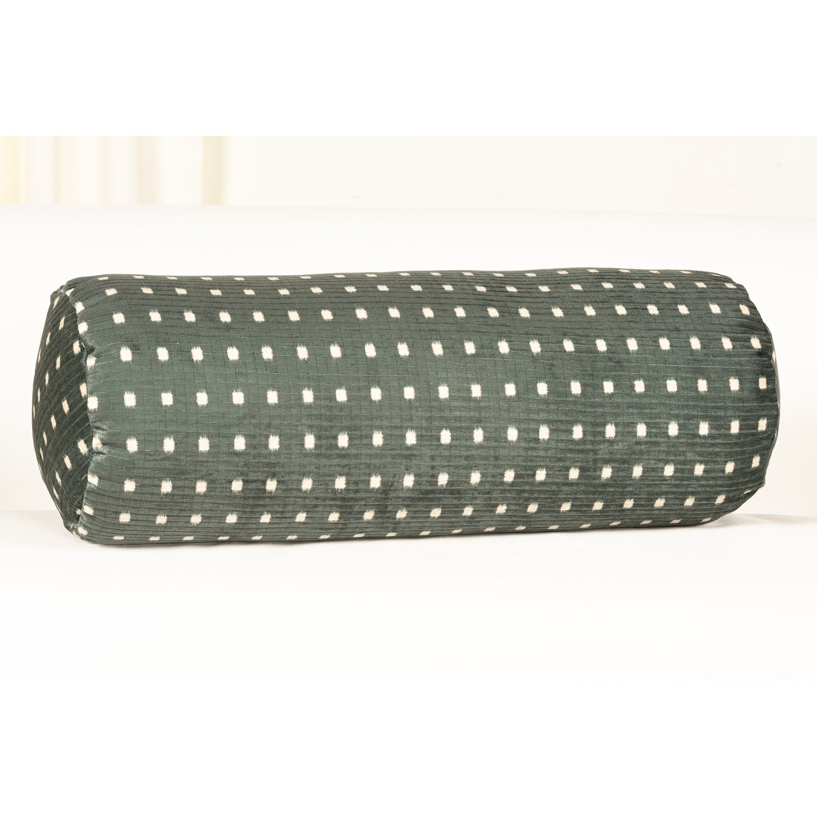 Throw Pillow, Bolster 8"H x 21"W, Polyester, Green
