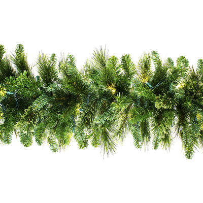 108" Garland with 100 Warm Lights