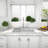 White Quartz Composite Drop-In Kitchen Sink 33x22 Inch – Large Single Bowl, Stain Proof, Durable Quartz