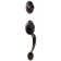 Handleset with Deadbolt and Door Knob and Rosette