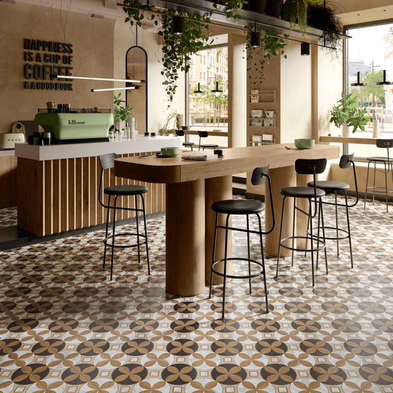 Intarsi Elite 01 8" x 8" Spanish/Pattern Look Wall & Floor Tile