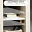 Bureau d'ordinateur avec rangement Farmhouse, bureau avec 2 tiroirs et 2 armoires, blanc crème