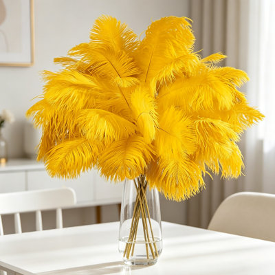 30 Pcs Ostrich Feathers Bulk 9-12 Inch – For Vase Craft Wedding Party Centerpieces, Home Decor,  DIY Decoration Supplies
