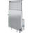 Noyau 36 po. Core Zephyr Treviso Système de couloir télescopique 600 CFM avec souffleur simple en acier inoxydable