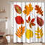 Rideau de douche Autumn Tree Leaves Wild Grapes Tree avec 12 crochets-1392204830