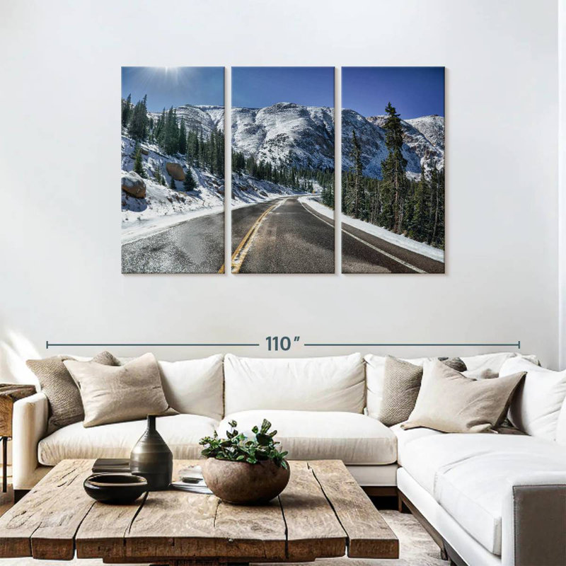 Alvord Pikes Peak Winter Drive, 48" H x 74" W