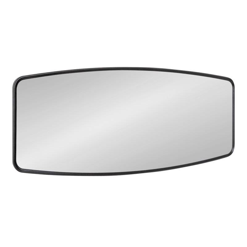 Creason Wood Rectangle Mirror, 18" x 48", Black