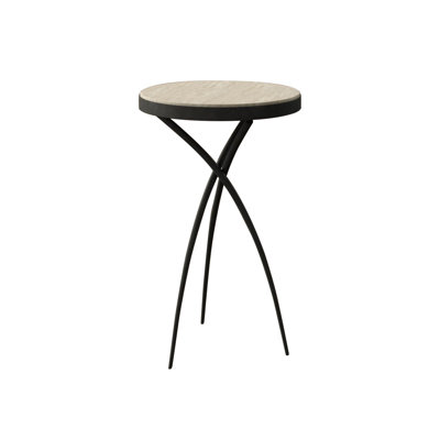 Tripod Table w/Grey Marble Top-Sm