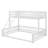 Twin XL-Sized Over Queen Floor Bunk Bed Structure With Step Ladder And Secure Guardrails-210108700-210108690