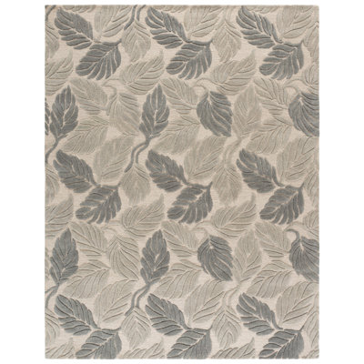 Jardin Hand Tufted Wool; Cotton Floral Indoor Rug
